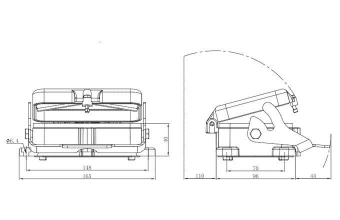 Сверхпрочный корпус разъема S48B-BM-1L.M-PC SUPU Сверхпрочный корпус разъема S48B-BM-1L.M-PC SUPU
