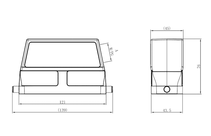 Сверхпрочный корпус разъема S24B-SEH-2B-M32 SUPU Сверхпрочный корпус разъема S24B-SEH-2B-M32 SUPU