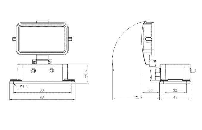 Сверхпрочный корпус разъема S10B-BM-4B-PC SUPU Сверхпрочный корпус разъема S10B-BM-4B-PC SUPU