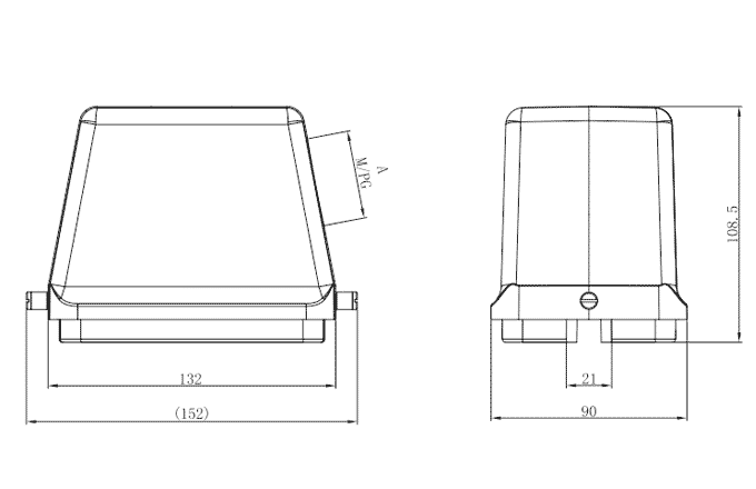 Сверхпрочный корпус разъема S48B-SE-2B-PG42 SUPU Сверхпрочный корпус разъема S48B-SE-2B-PG42 SUPU