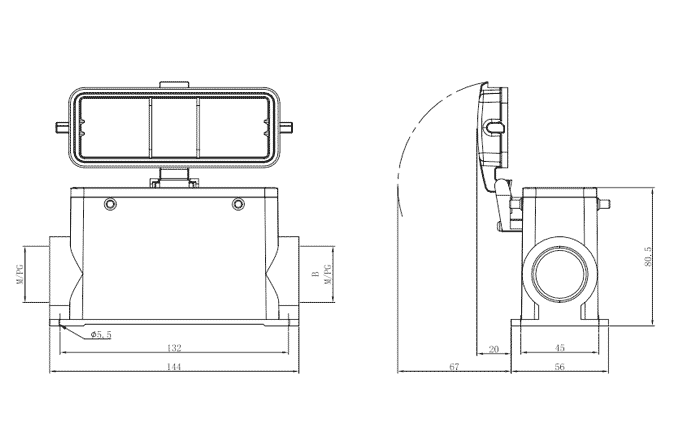 Сверхпрочный корпус разъема S24B-SMH-4B-2M32-PC SUPU Сверхпрочный корпус разъема S24B-SMH-4B-2M32-PC SUPU