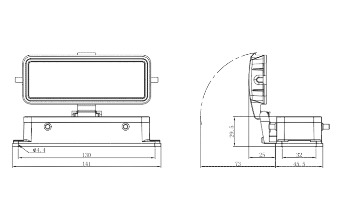 Сверхпрочный корпус разъема S24B-BM-4B-MC SUPU Сверхпрочный корпус разъема S24B-BM-4B-MC SUPU
