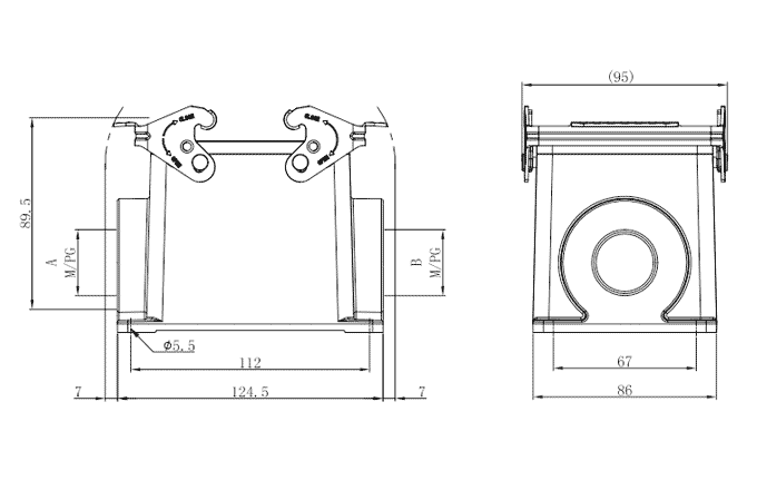 Сверхпрочный корпус разъема S32B-SM-2L.M-2PG29 SUPU Сверхпрочный корпус разъема S32B-SM-2L.M-2PG29 SUPU