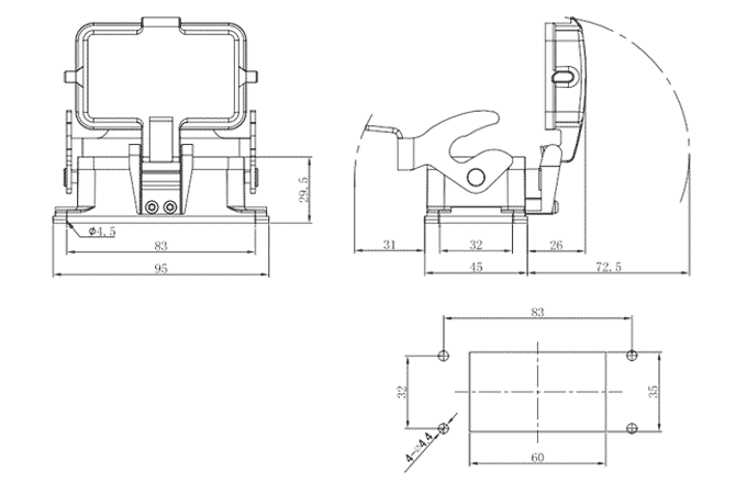 Сверхпрочный корпус разъема S10B-BM-1L.M-PC SUPU Сверхпрочный корпус разъема S10B-BM-1L.M-PC SUPU