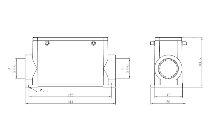 Сверхпрочный корпус разъема S24B-SMH-4B-PG29 SUPU Сверхпрочный корпус разъема S24B-SMH-4B-PG29 SUPU