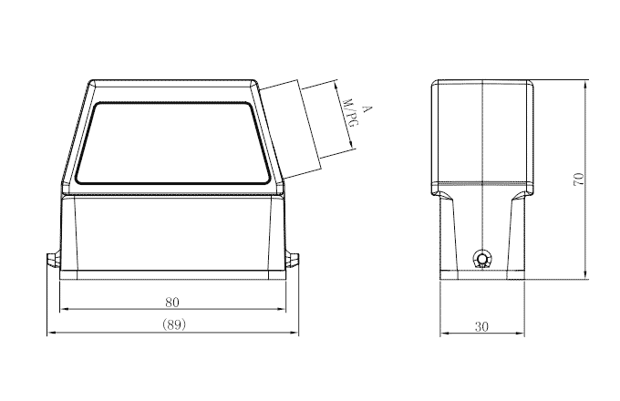 Сверхпрочный корпус разъема S16A-SEH-2B-PG16 SUPU