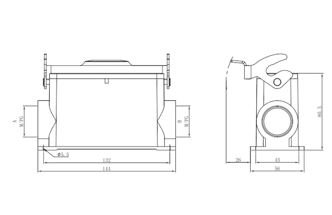 Сверхпрочный корпус разъема S24B-SMH-1L.M-2PG29 SUPU Сверхпрочный корпус разъема S24B-SMH-1L.M-2PG29 SUPU