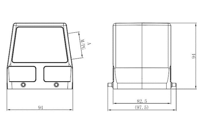 Сверхпрочный корпус разъема S32B-SE-4B-M40 SUPU