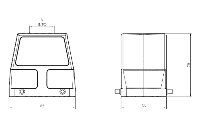Сверхпрочный корпус разъема S32A-TEH-4B-PG21 SUPU