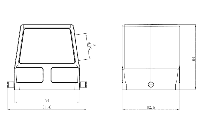 Сверхпрочный корпус разъема S32B-SE-2B-PG42 SUPU