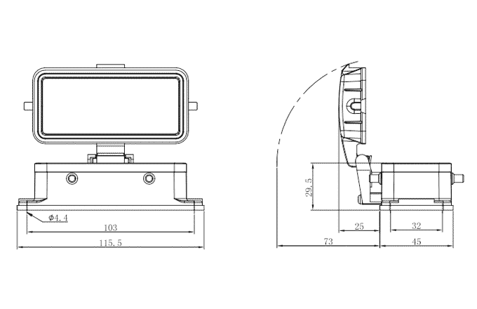 Сверхпрочный корпус разъема S16B-BM-4B-MC SUPU Сверхпрочный корпус разъема S16B-BM-4B-MC SUPU