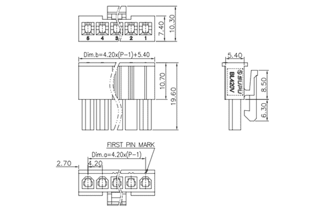 Обжимная клемма BL420V1XXF-WT-0000 