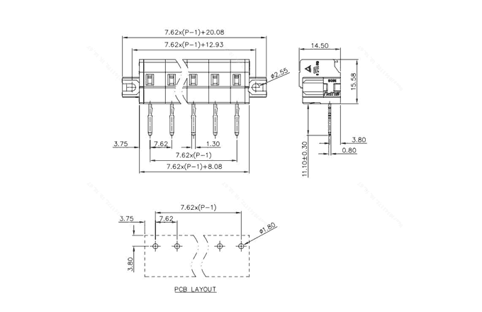Клеммник на печатную плату 478475-010 SUPU