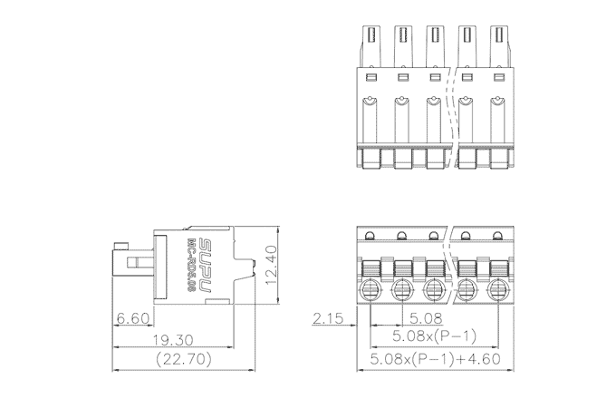 Разъем на печатную плату MC-RD5.08H11P-0001 SUPU (вилка) Разъем на печатную плату MC-RD5.08H11P-0001 SUPU (вилка)