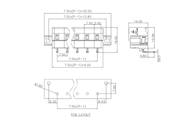 Клеммник на печатную плату 475454-010 SUPU